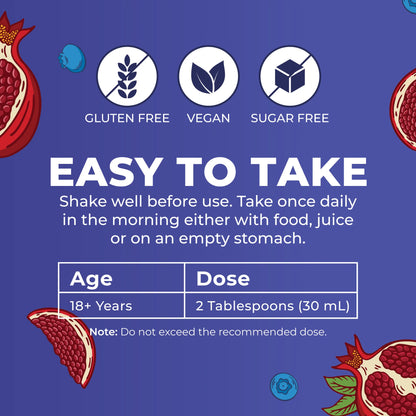 MARYRUTH'S Daily Liquid Hair Formula | With 500 mg SesZenBio™ + 2,500 mcg Biotin | Vitamin C | Thicker, Stronger Hair for Women | Hair, Skin, & Nail Health | Collagen Production | 16 Fl Oz